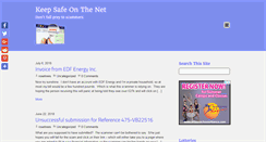 Desktop Screenshot of keepsafeonthenet.co.uk